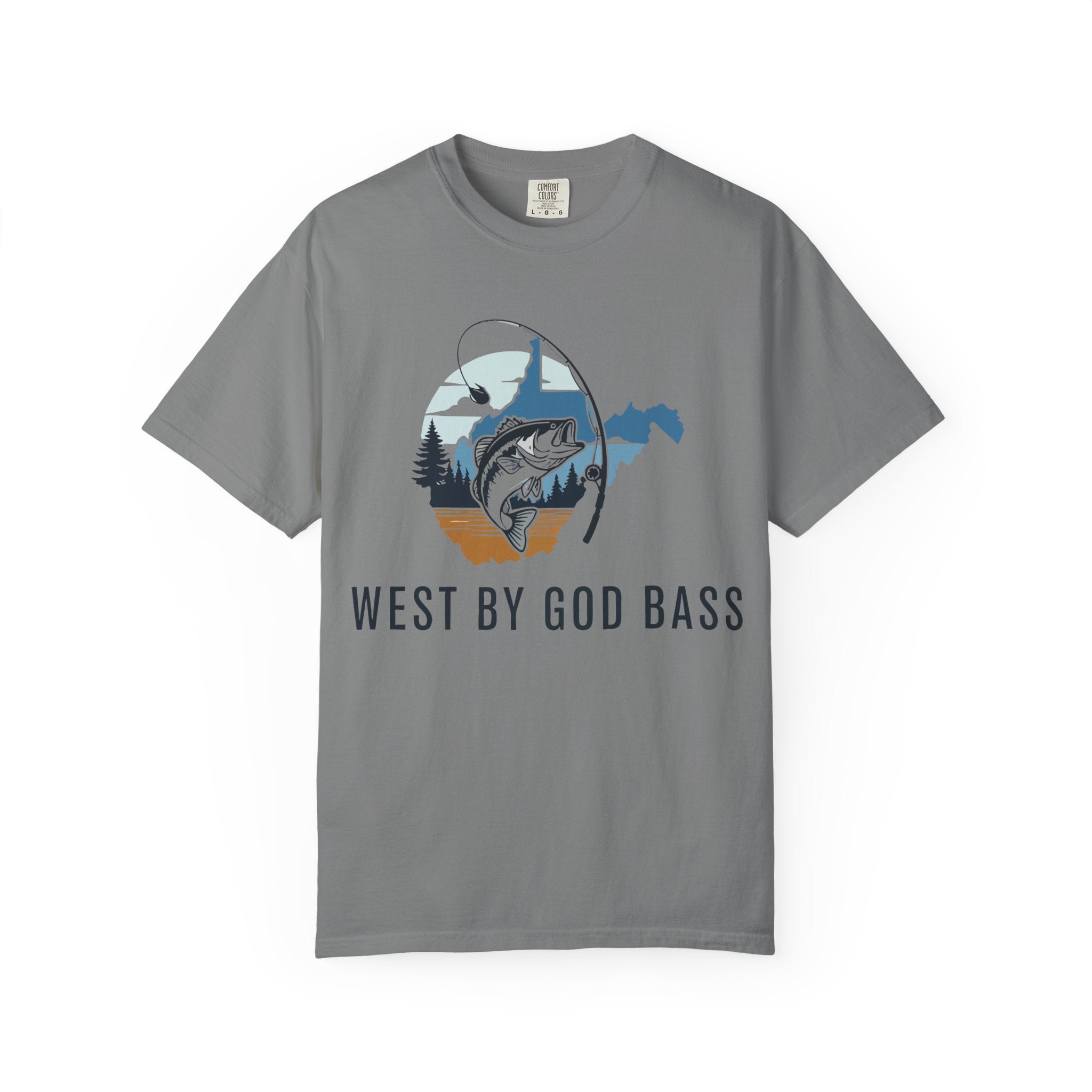 West By God Bass T-Shirt — Fishing Graphic Tee