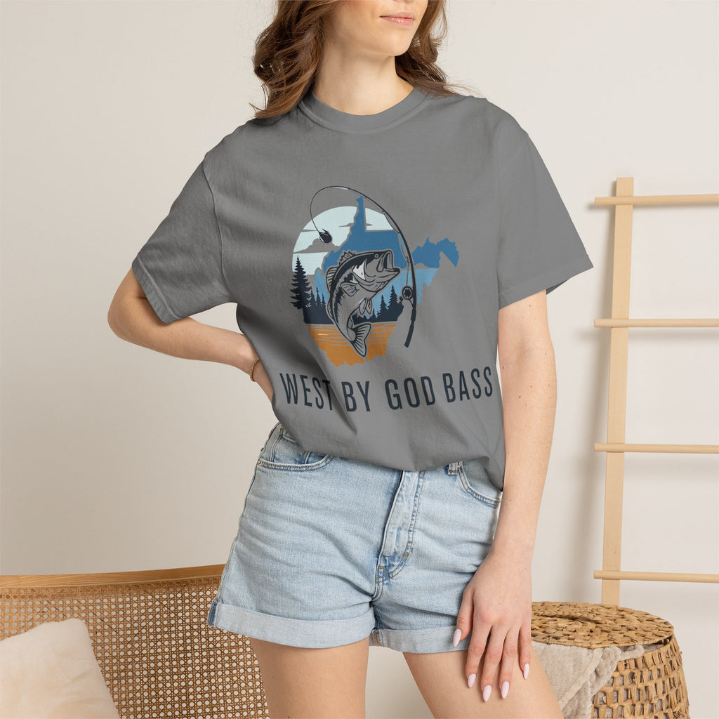 West By God Bass T-Shirt — Fishing Graphic Tee
