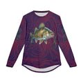 Walleye Fishing UV Protection Long Sleeve Shirt — All-Over Print