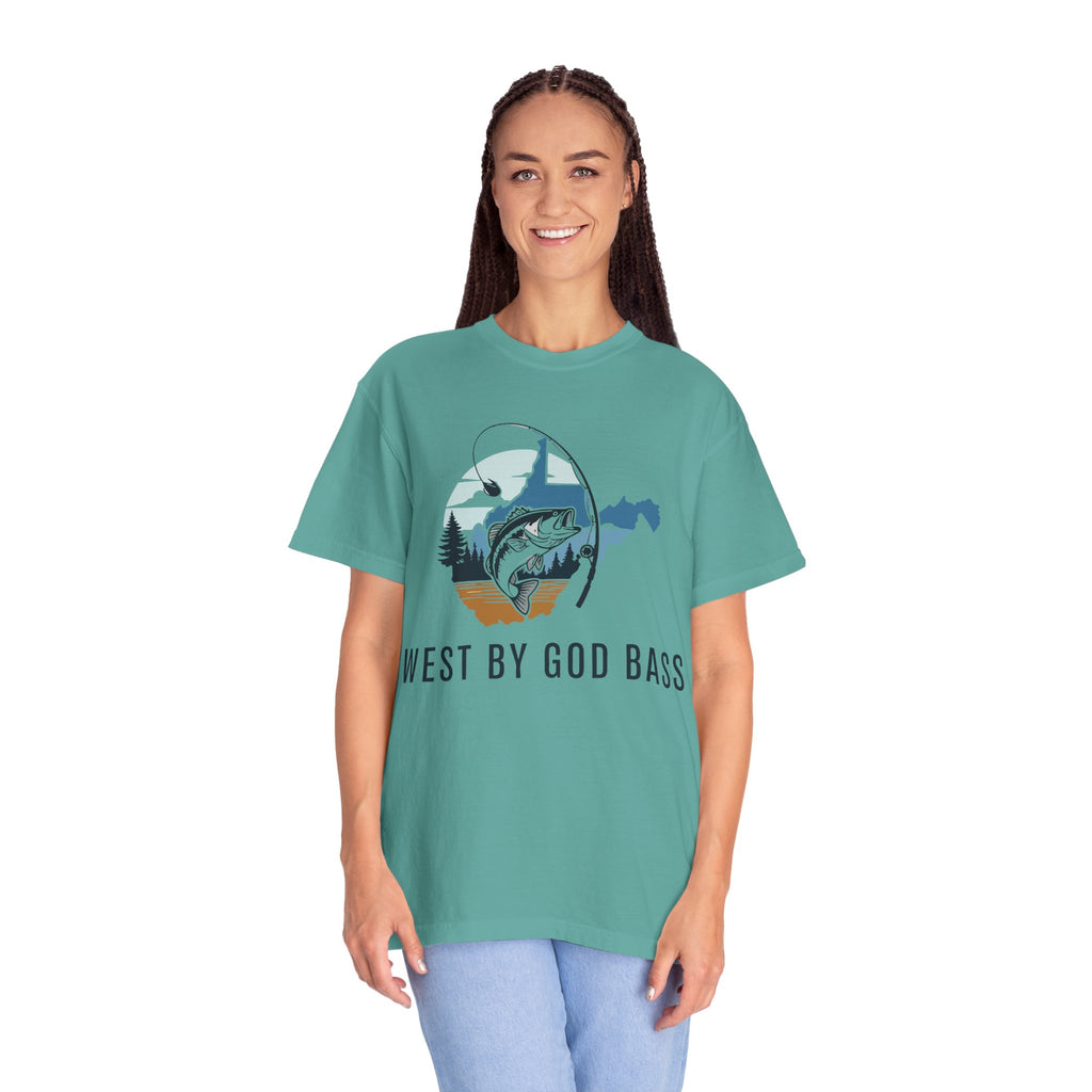West By God Bass T-Shirt — Fishing Graphic Tee