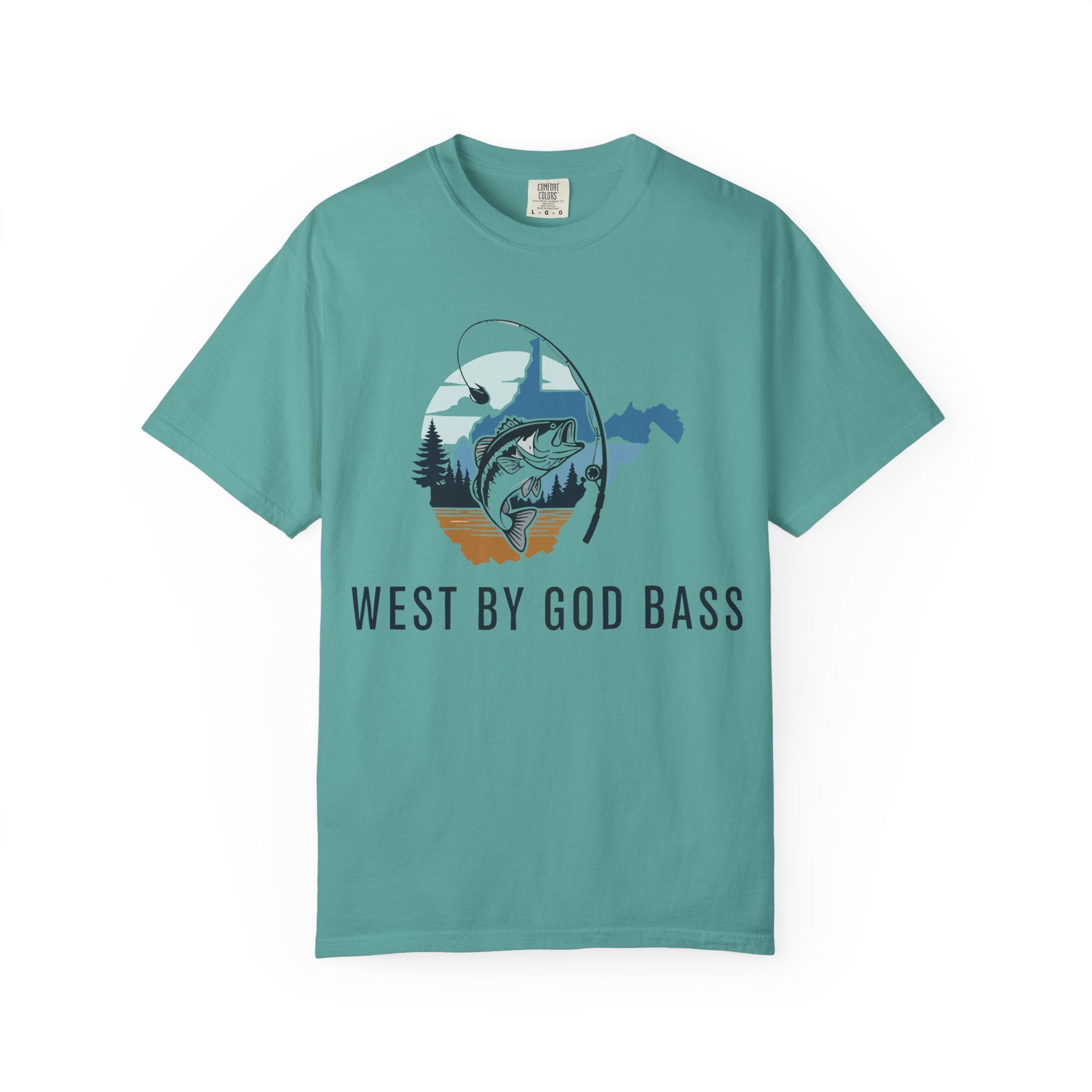 West By God Bass T-Shirt — Fishing Graphic Tee