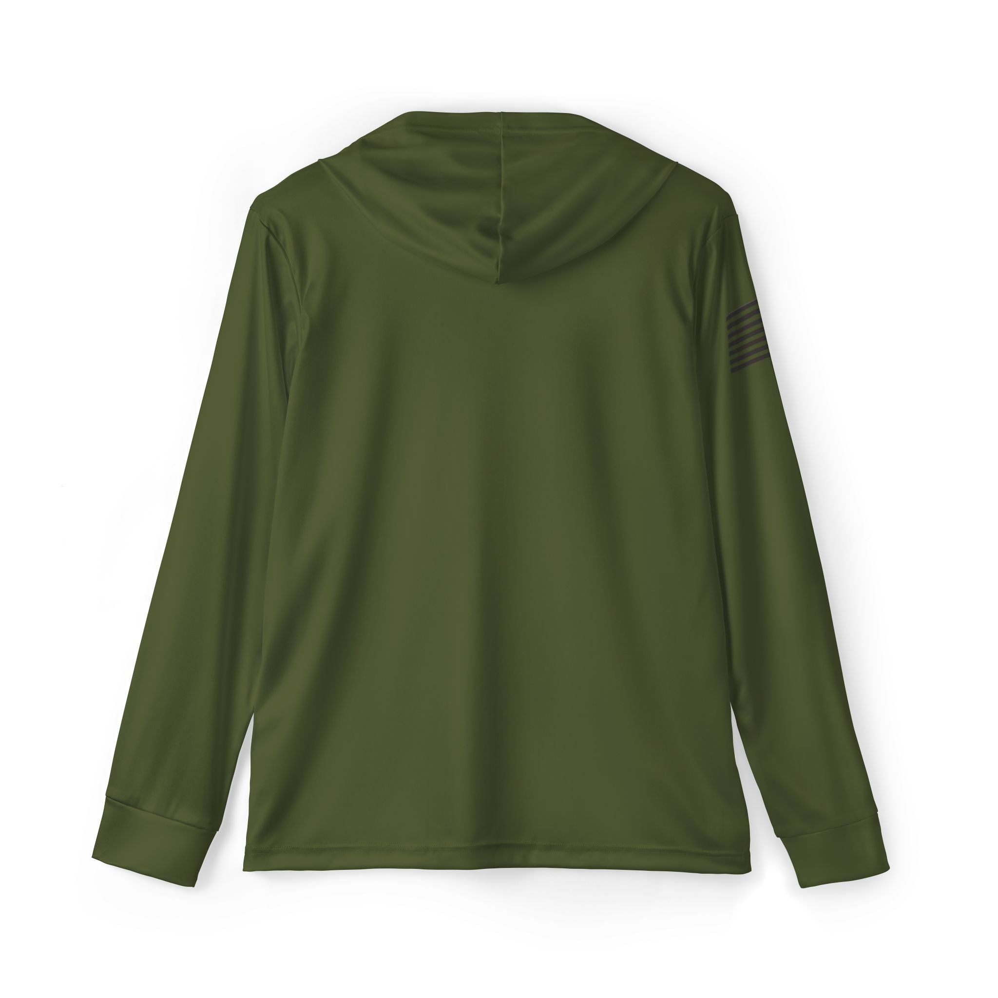 West Bass Fishing Hoodie — Men’s Olive Drab Fishing Shirt