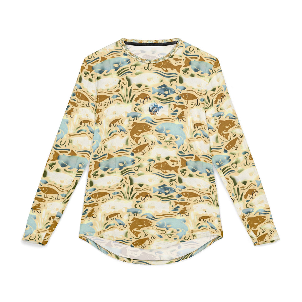 Men's UV Long Sleeve Shirt "Here fishy fishy"