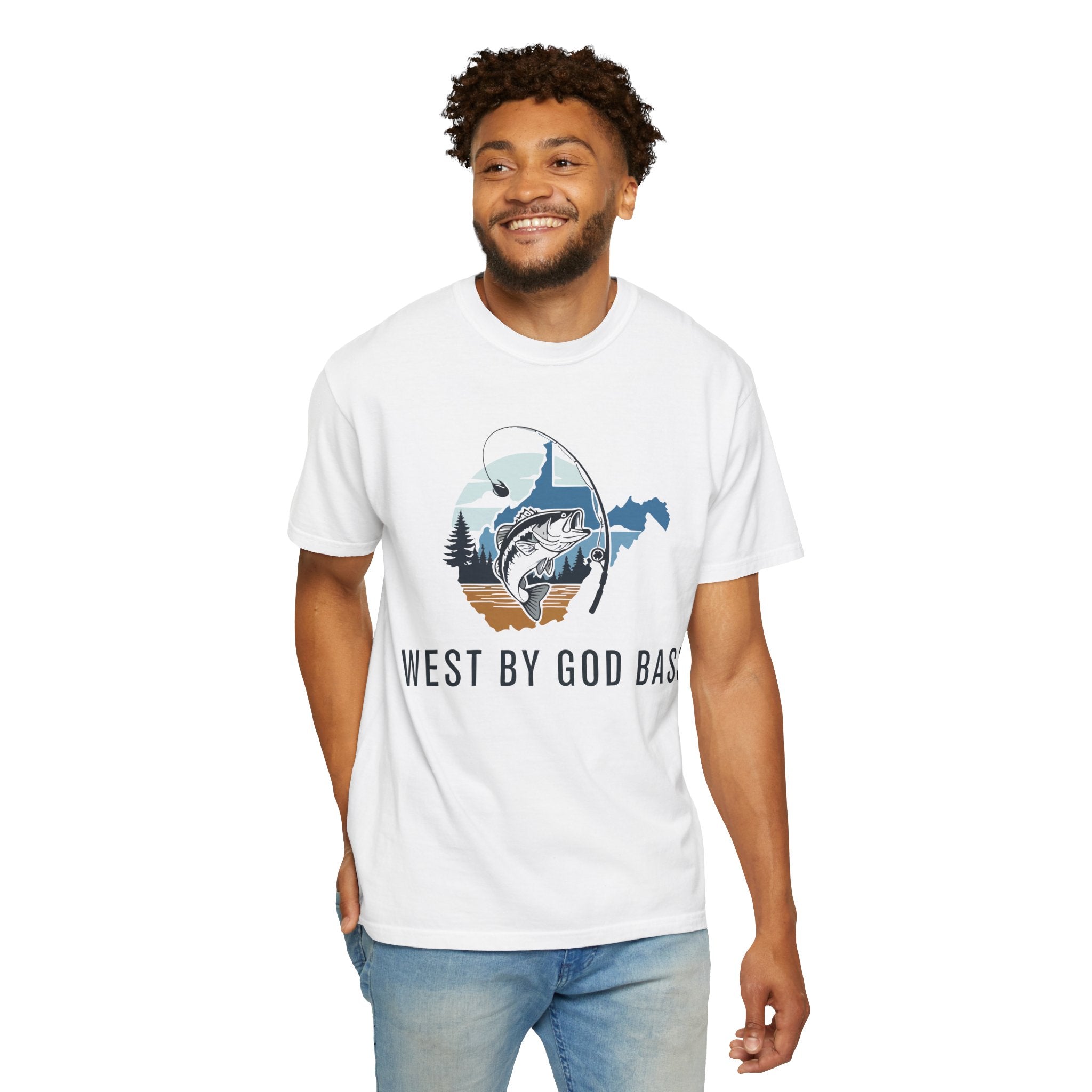 West By God Bass T-Shirt — Fishing Graphic Tee