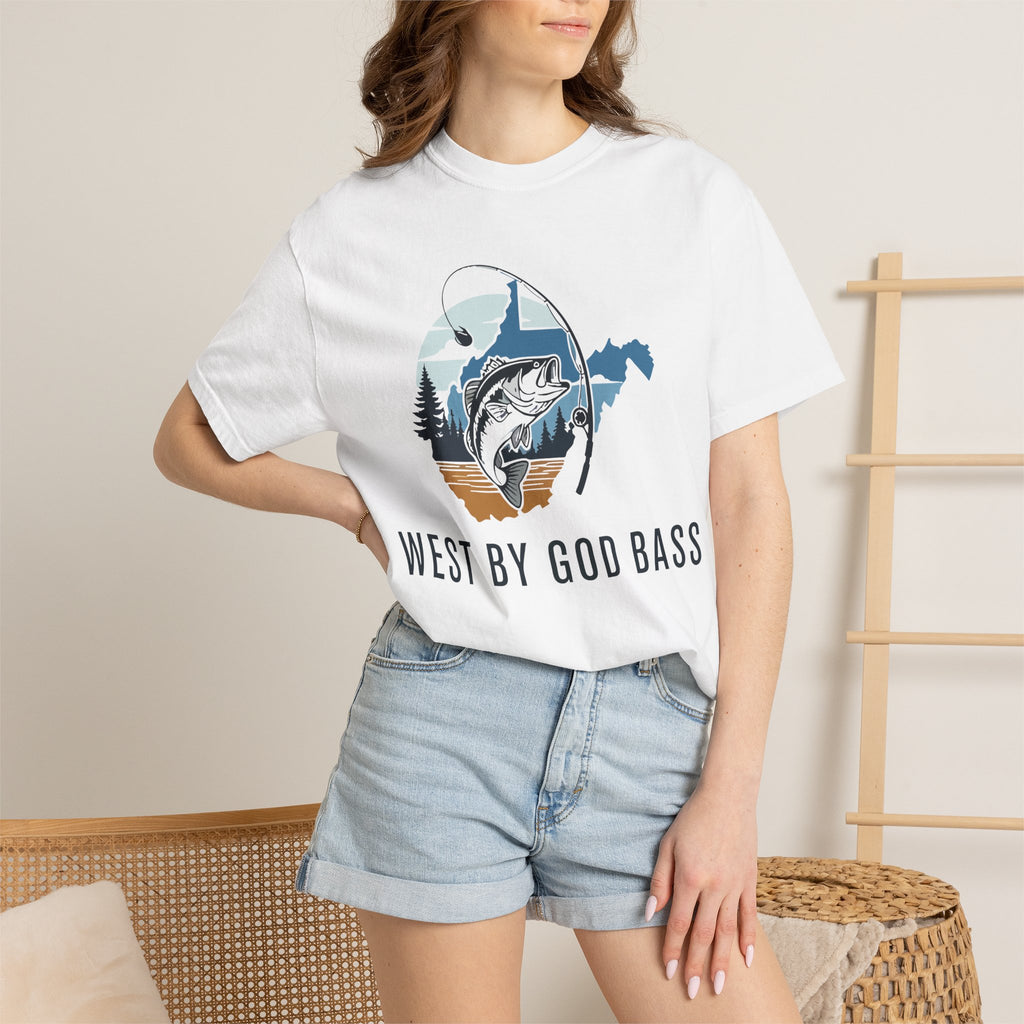 West By God Bass T-Shirt — Fishing Graphic Tee