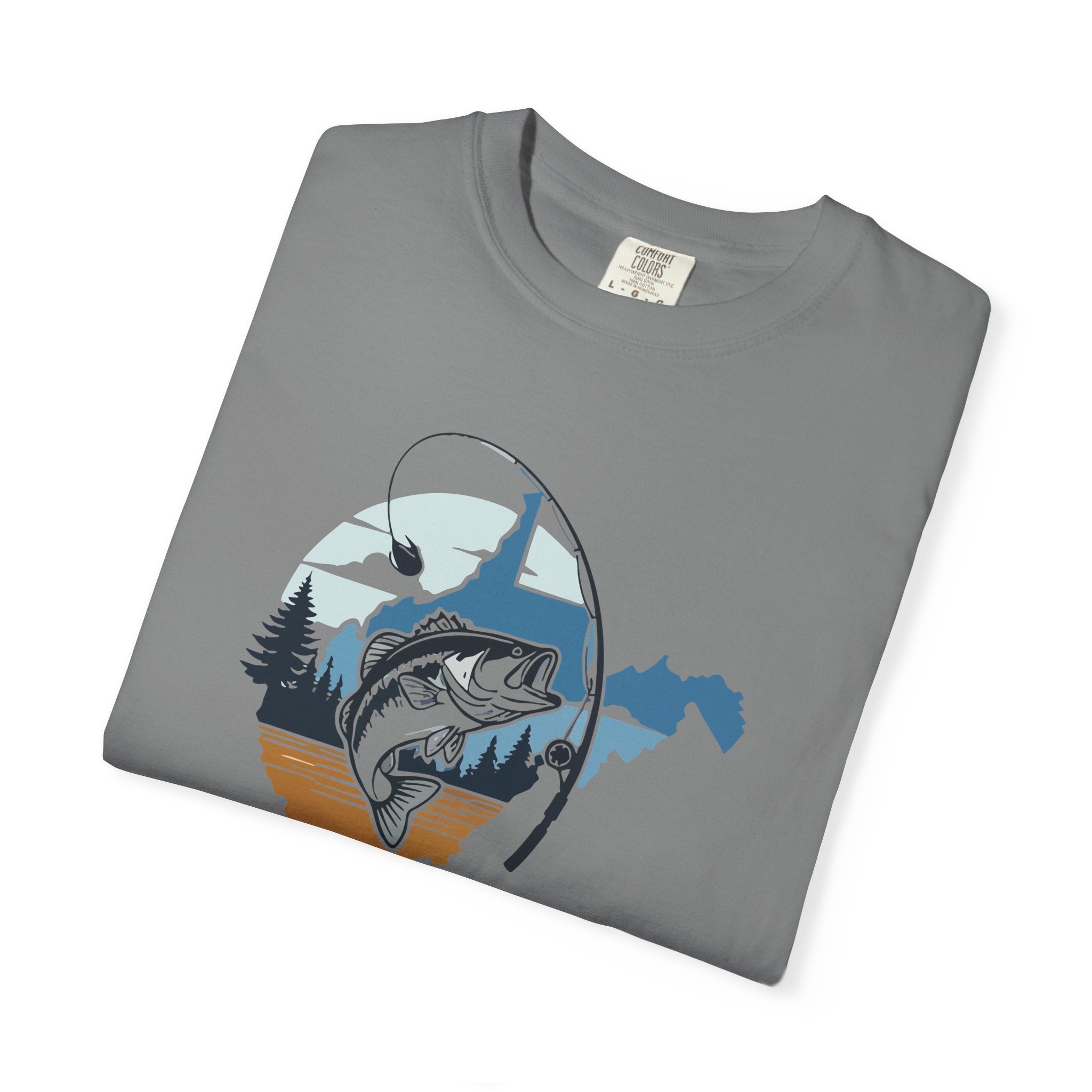 West By God Bass T-Shirt — Fishing Graphic Tee