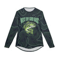 West By God Bass UV Sun Protection Fishing Long Sleeve Shirt