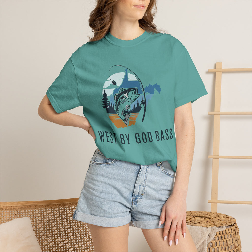 West By God Bass T-Shirt — Fishing Graphic Tee