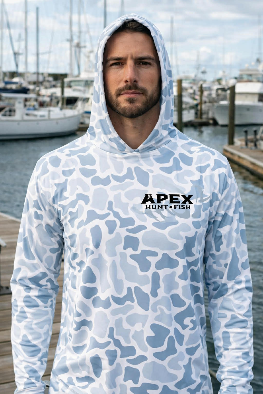 White Duck Camo Hoodie