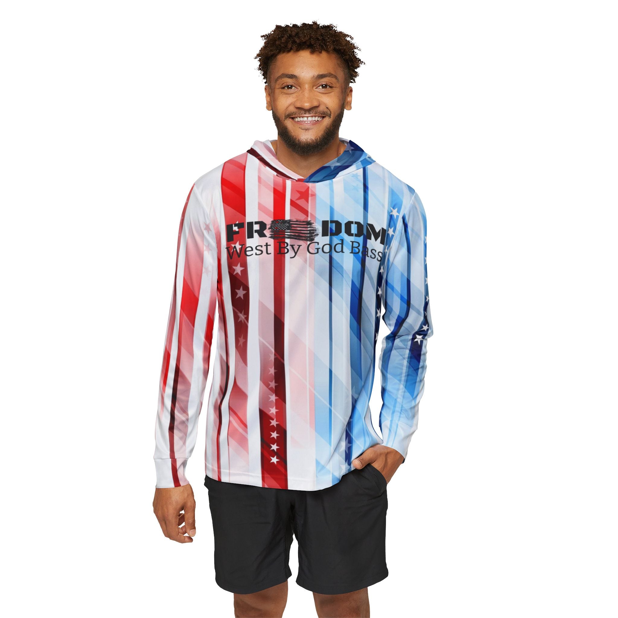 American Flag FREEDOM Fishing Shirt